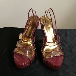 Baby phat Gold 5 inch high heels
